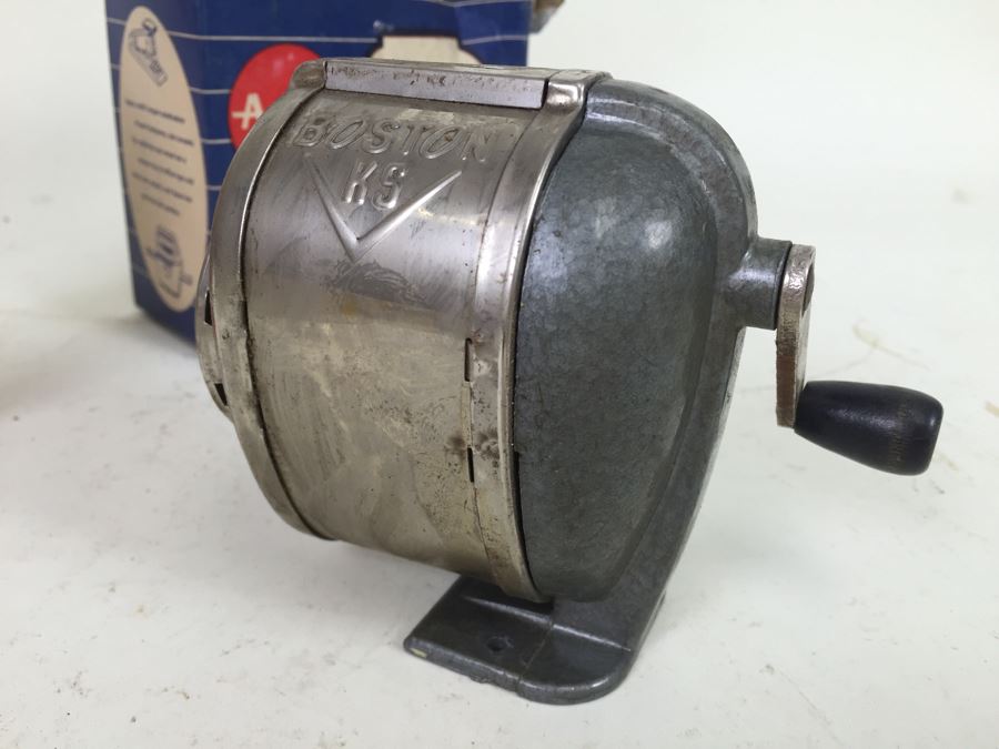 Apsco Giant Pencil Sharpener Boston KS With Box [Photo 7]
