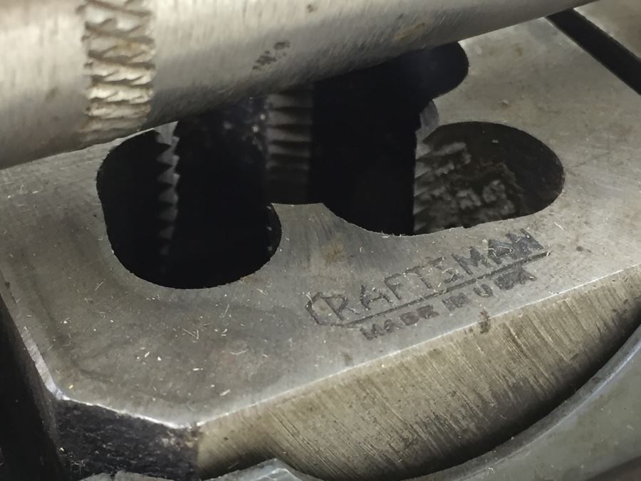 Vintage Craftsman Pipe Threader Tool Square Dies [Photo 11]
