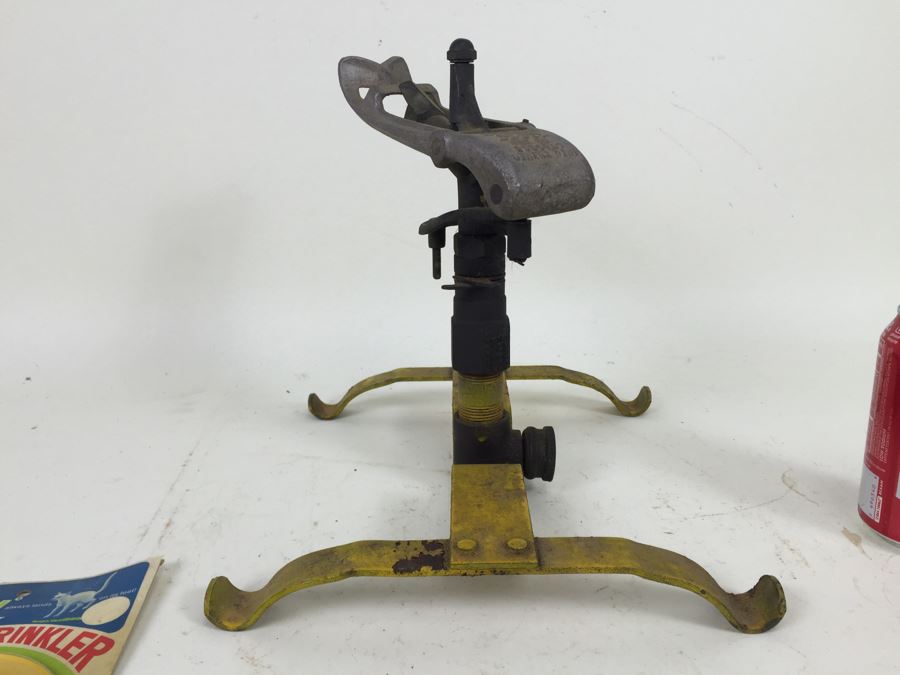 Vintage Buckner Lawn Sprinkler No. 511 With Stand And New Kitty Lawn Sprinkler Model 10 [Photo 10]