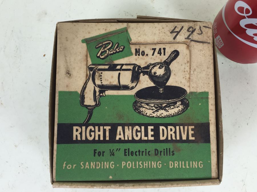 Babco Right Angle Drive For 1/4' Electric Drills With Box [Photo 1]
