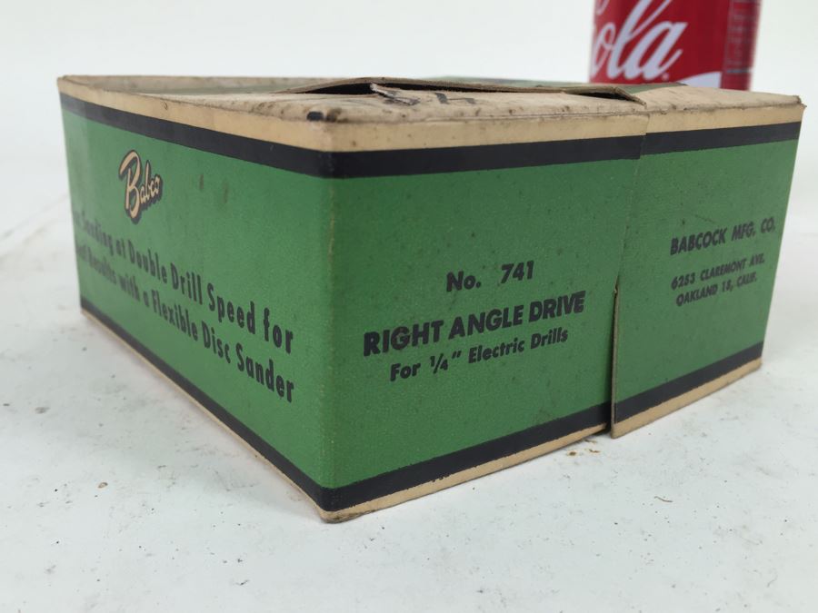 Babco Right Angle Drive For 1/4' Electric Drills With Box [Photo 9]