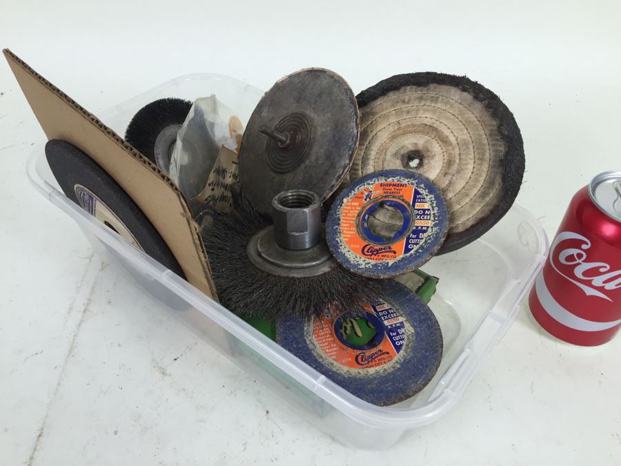 Lot Of Grinding And Buffing Wheels