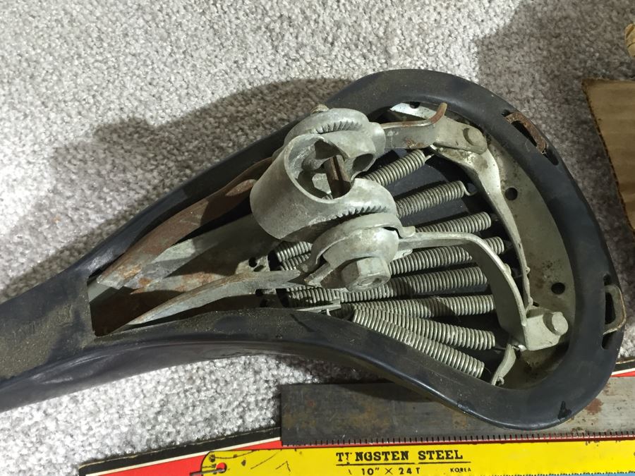 Huge Lot Of Various Tools And Hardware Plus Vintage Bike Seat [Photo 29]