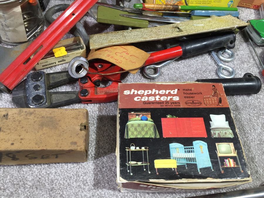 Huge Lot Of Various Tools And Hardware Plus Vintage Bike Seat [Photo 6]