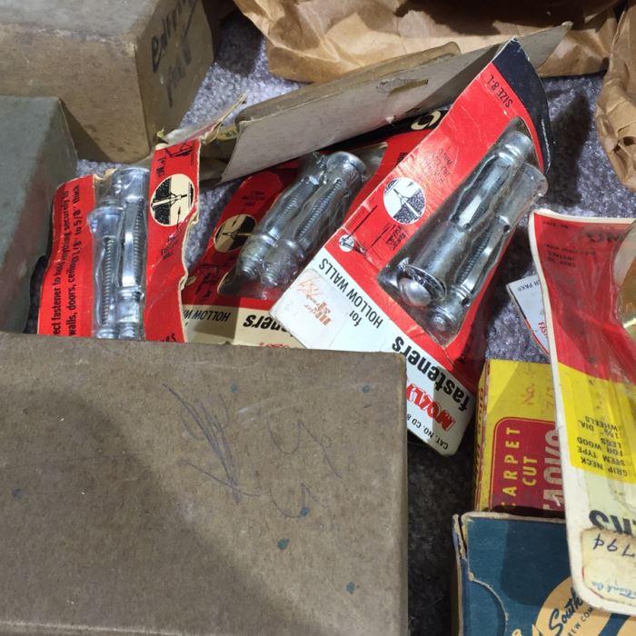 Huge Lot Of Various Tools And Hardware Plus Vintage Bike Seat [Photo 18]