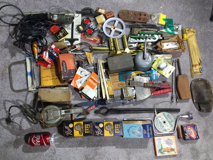 Huge Lot Of Various Tools And Hardware