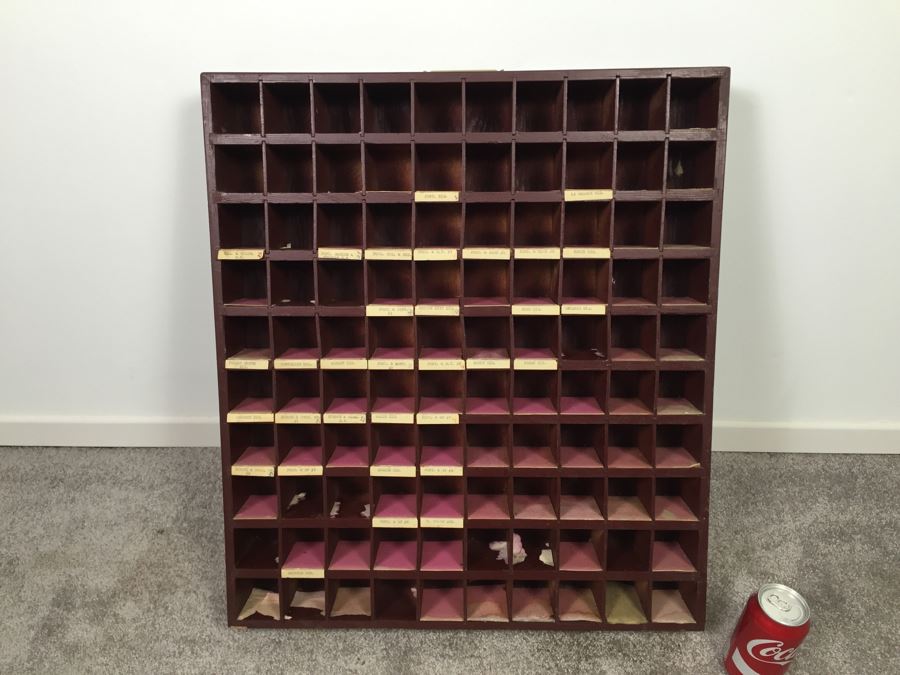 Vintage Wooden Storage Box