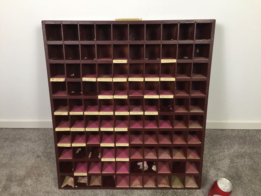 Vintage Wooden Storage Box [Photo 4]