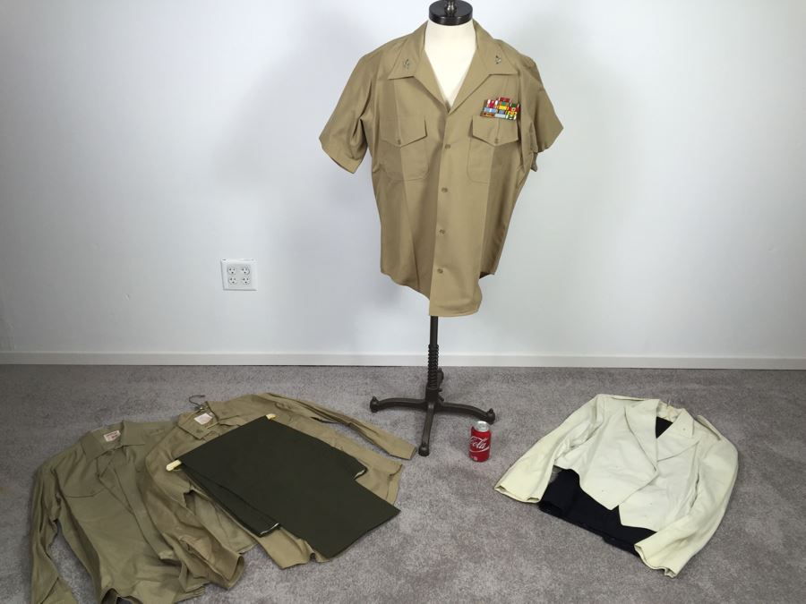 U.S.M.C. Colonel Military Uniforms And Ribbons