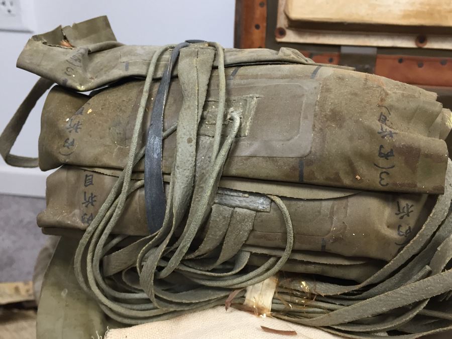 Historical World War II Military Medical Trunk With Japanese Writing Filled With Medical Supplies And Accessories Including Japanese Drugs [Photo 114]