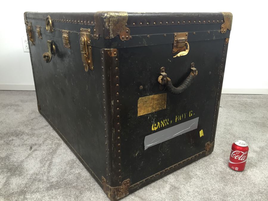 Vintage Hartmann Steamer Trunk Racine, WI [Photo 2]