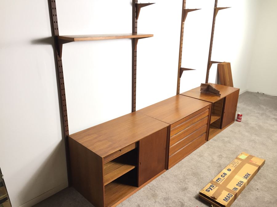 Danish Modern Mid-Century Teak Wall Unit By Poul Cadovius Cado System [Photo 2]