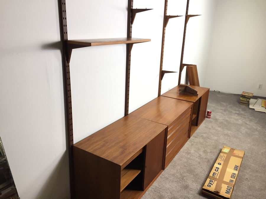 Danish Modern Mid-Century Teak Wall Unit By Poul Cadovius Cado System [Photo 38]
