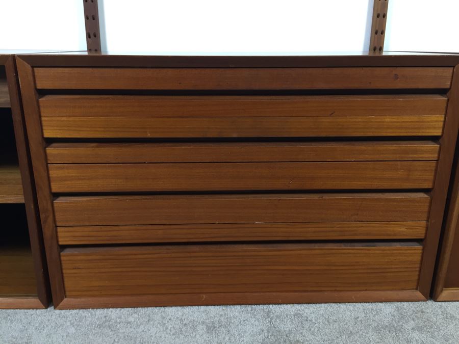 Danish Modern Mid-Century Teak Wall Unit By Poul Cadovius Cado System [Photo 7]