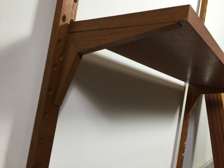 Danish Modern Mid-Century Teak Wall Unit Floating Desks And Shelves By Poul Cadovius Cado System [Photo 14]