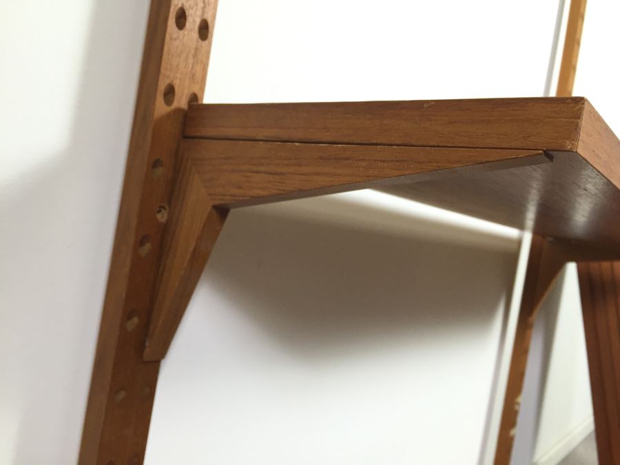 Danish Modern Mid-Century Teak Wall Unit Floating Desks And Shelves By Poul Cadovius Cado System [Photo 17]