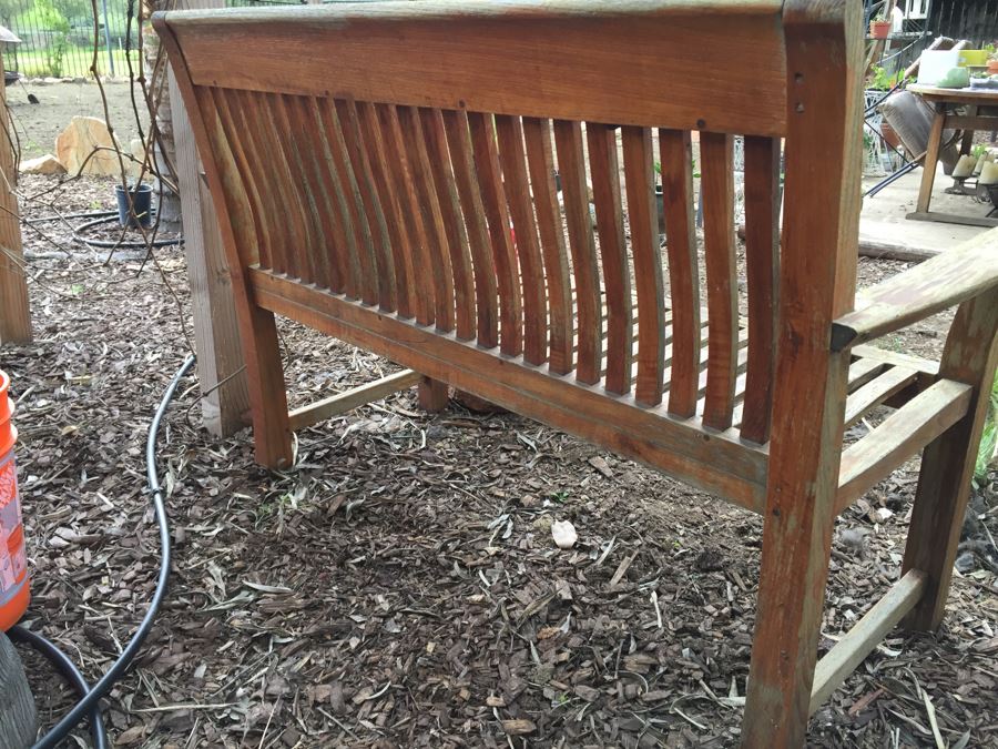 Outdoor Teak Bench [Photo 5]