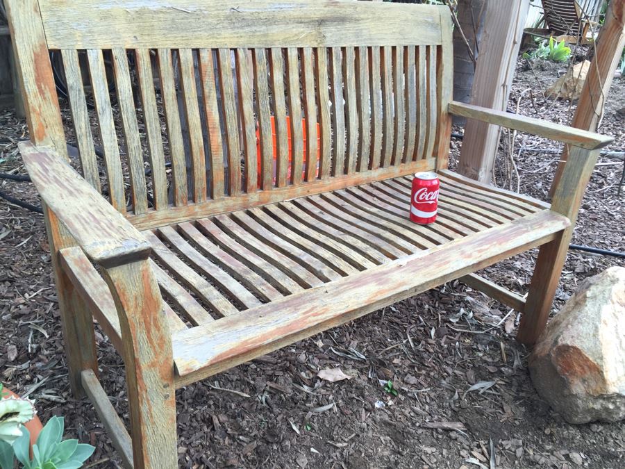 Outdoor Teak Bench [Photo 2]
