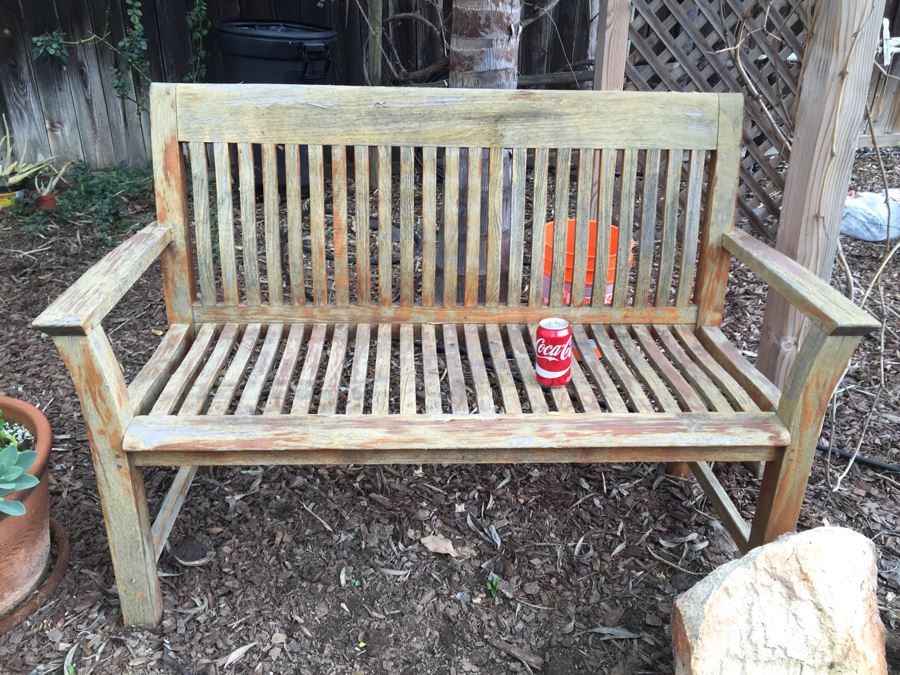 Outdoor Teak Bench [Photo 4]