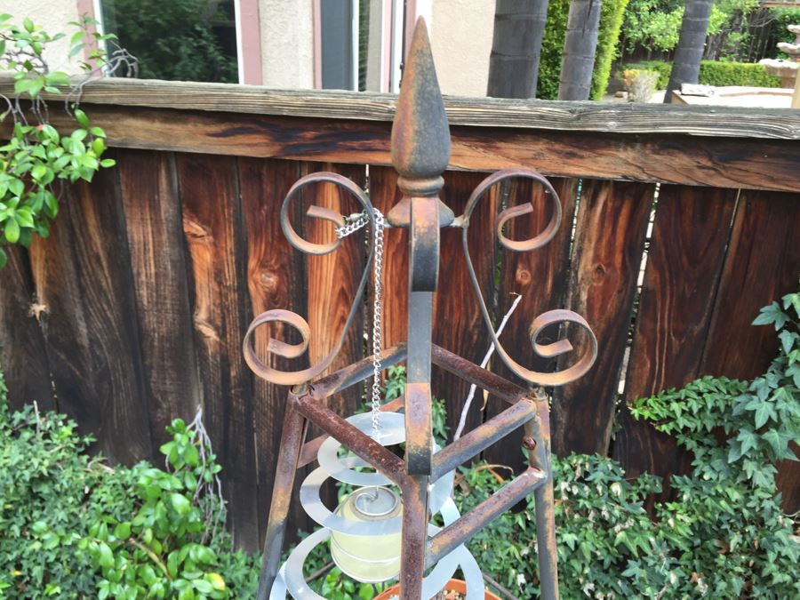 Obelisk Eifel Tower Plant Stand Filled With Potted Succulents - See All Photos [Photo 10]