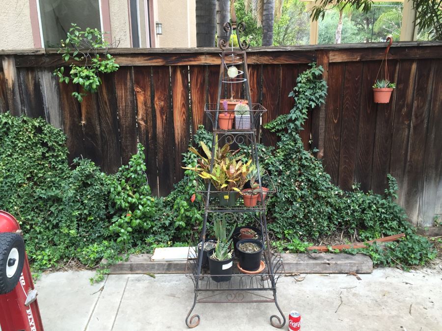 Obelisk Eifel Tower Plant Stand Filled With Potted Succulents - See All Photos [Photo 15]