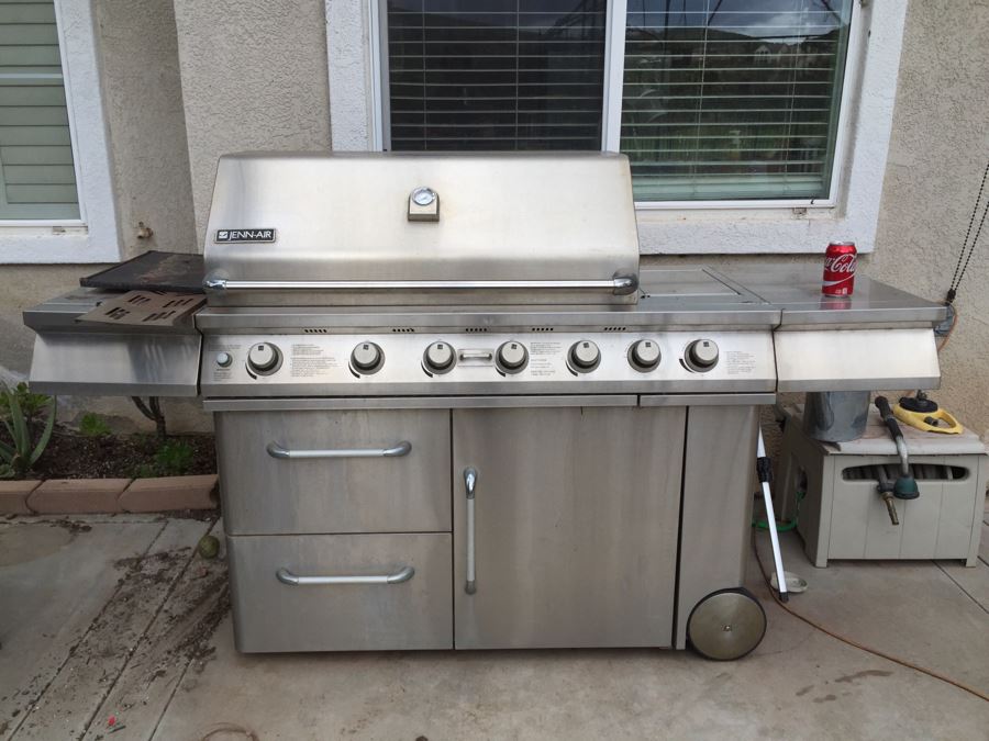 jenn air outdoor kitchen grill sink combo