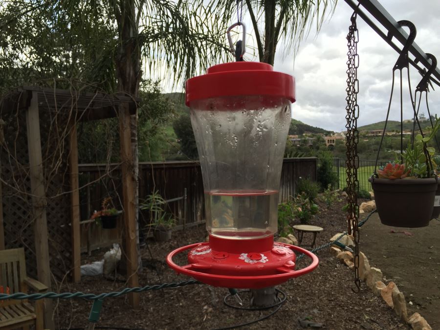 All Potted Succulets Attached To Metal Garden Structure Plus Bird Feeder, Wind Chime And Lantern [Photo 10]
