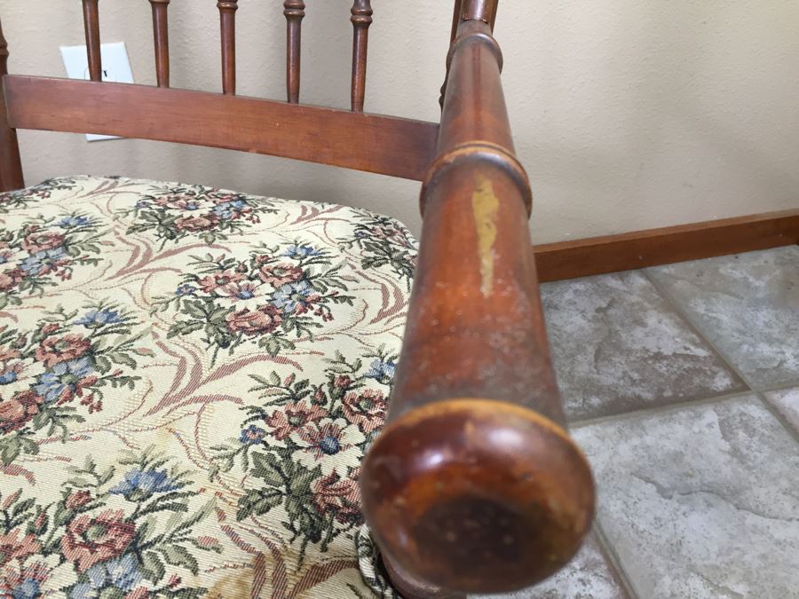 Vintage Armchair With Bamboo Motif [Photo 8]