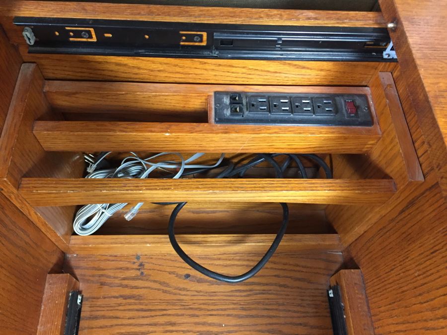 Wooden Credenza Entertainment Center Cabinet May Be Used As A Coffee Table [Photo 15]