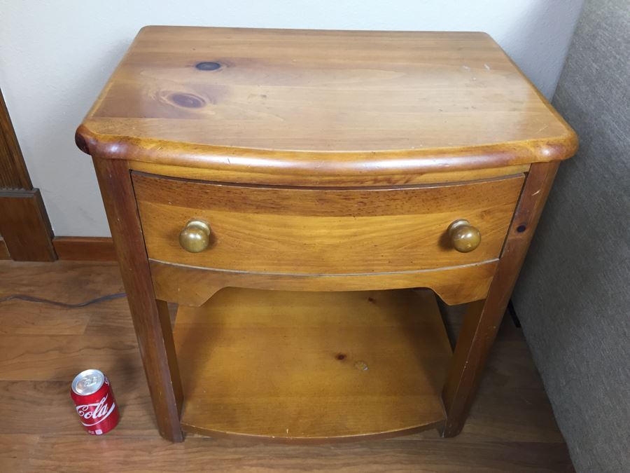 Stanley Furniture Wooden Side Table