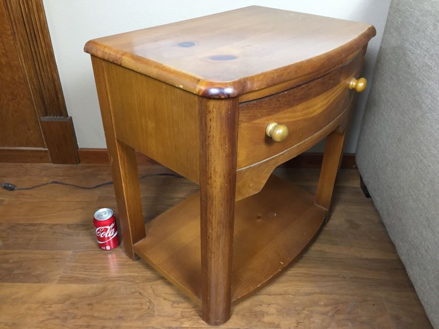 Stanley Furniture Wooden Side Table [Photo 8]