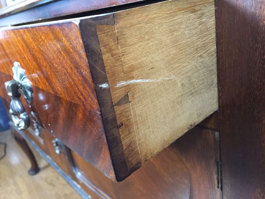 Antique Sideboard Cabinet With Mirror [Photo 17]