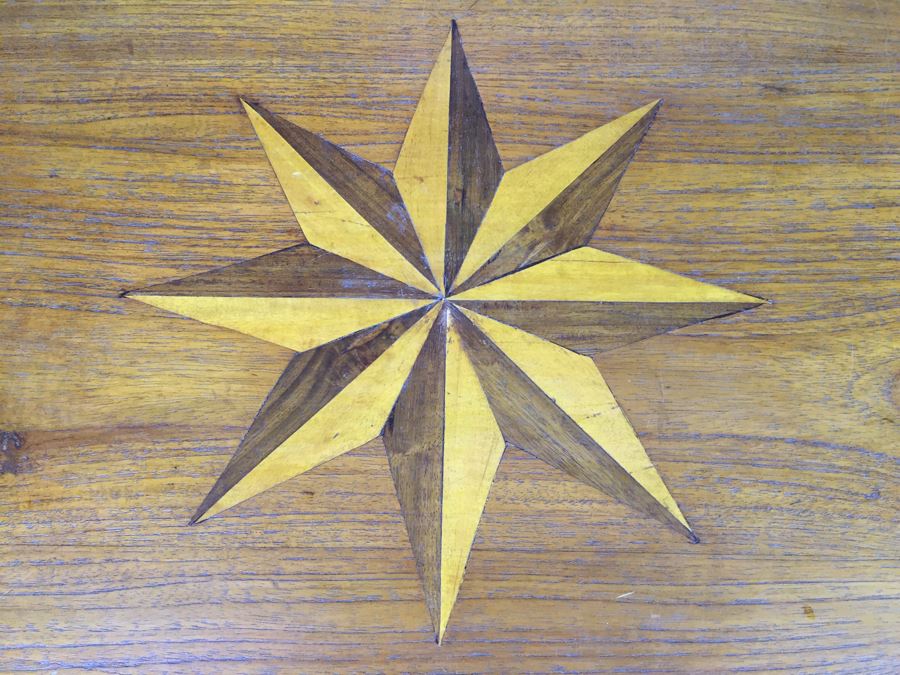 Stunning Wooden Coffee Table With Chippendale Ball And Claw Feet And Inlay Work All Over Top And Legs [Photo 5]