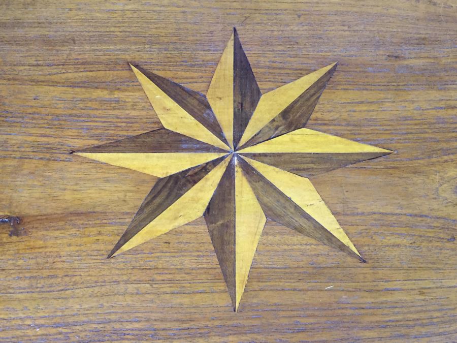 Stunning Wooden Coffee Table With Chippendale Ball And Claw Feet And Inlay Work All Over Top And Legs [Photo 7]