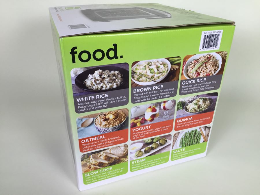 Time Machine Rice Cooker With Fuzzy Logic 2.0 3Squares