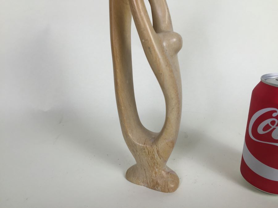 Carved Stone Mother And Child Sculpture [Photo 5]