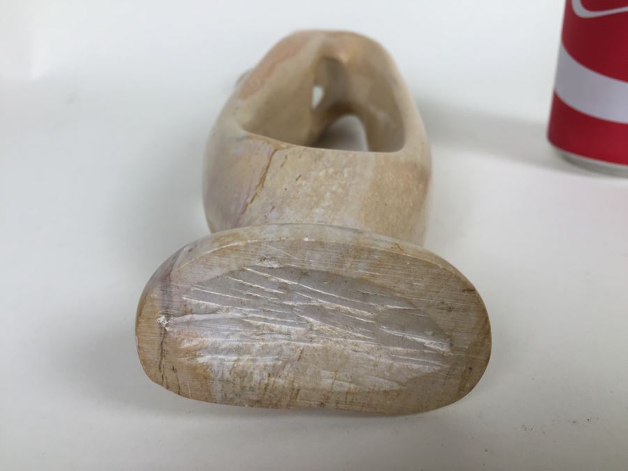 Carved Stone Mother And Child Sculpture [Photo 7]