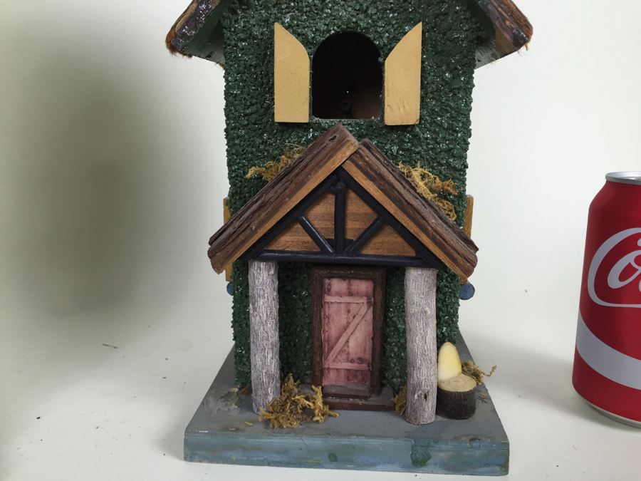 (2) Crafted Wooden Bird Houses [Photo 5]
