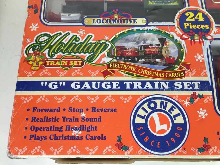 Lionel G Gauge Holiday Train Set With Box [Photo 3]