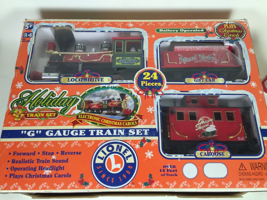 Lionel G Gauge Holiday Train Set With Box [Photo 4]