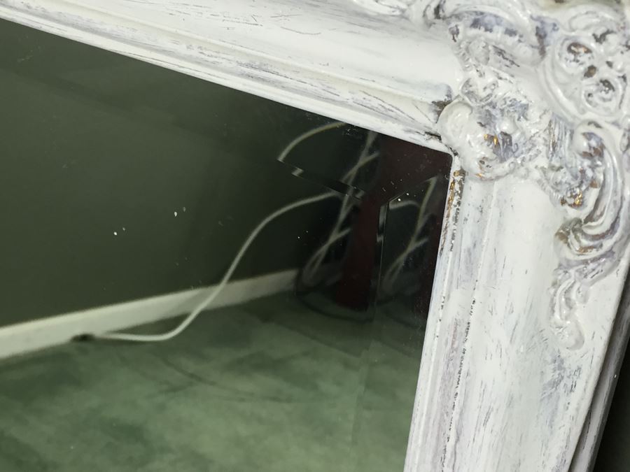 White Shabby Chic Beveled Glass Mirror [Photo 6]