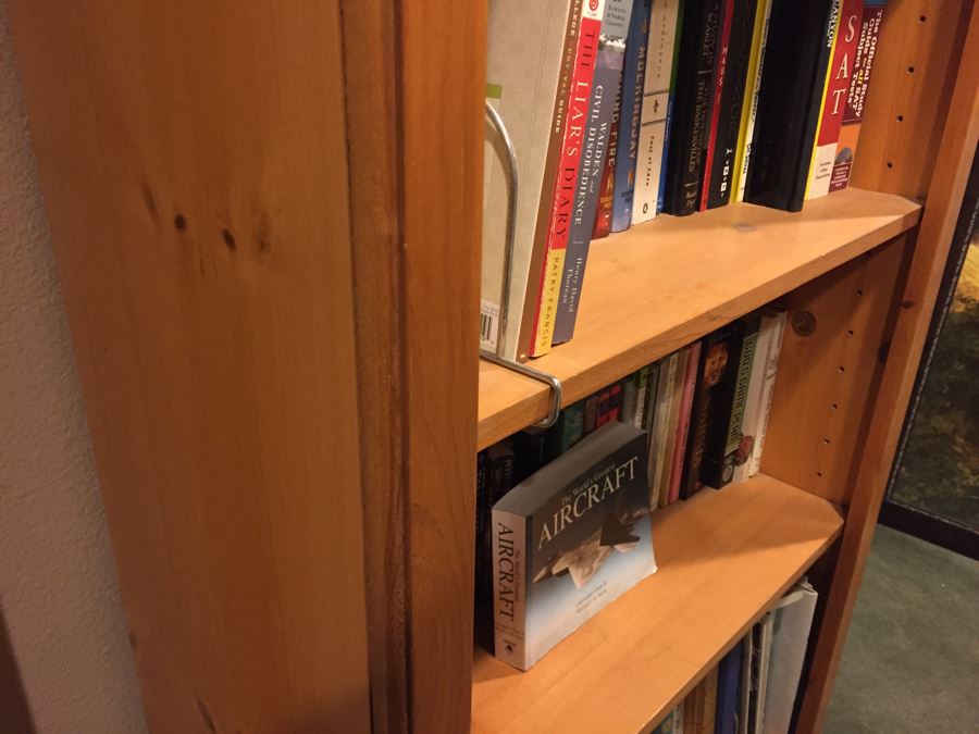 Wooden Pine Bookcase Bookshelf Without Books [Photo 6]