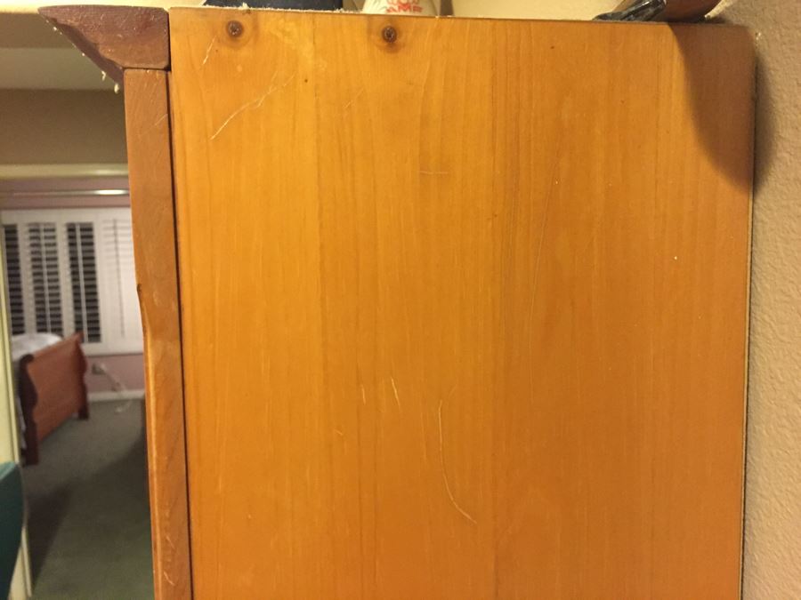 Wooden Pine Bookcase Bookshelf Without Books [Photo 3]