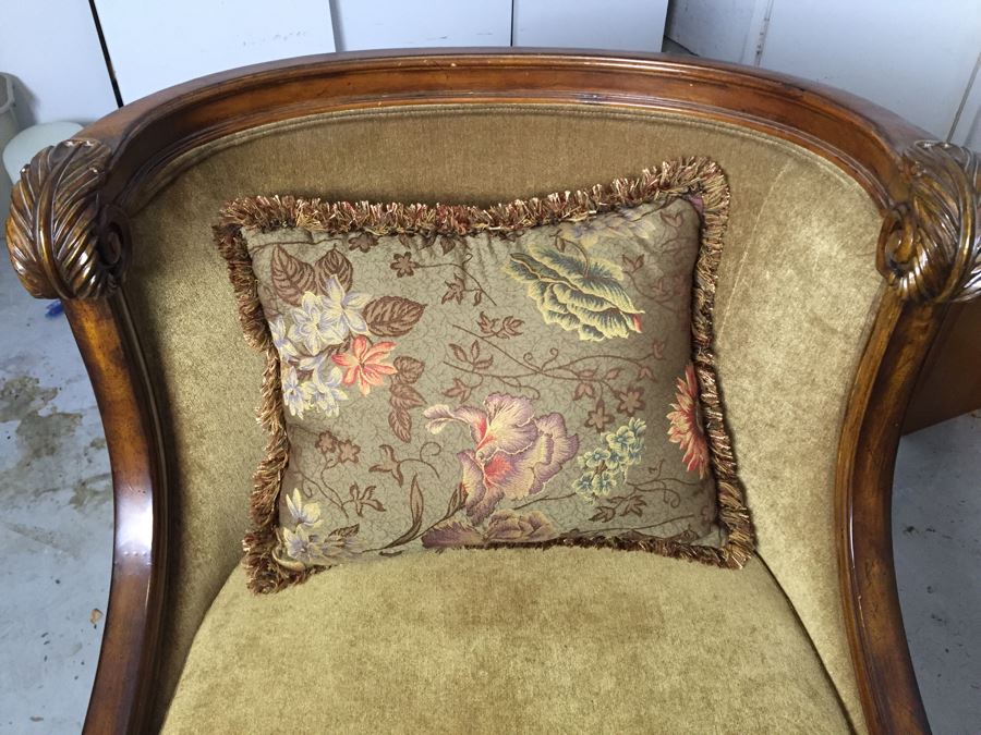 Nice Upholstered Chair With Light Brown Tones (Matches Sofa) [Photo 7]