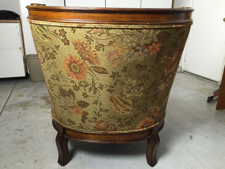 Nice Upholstered Chair With Light Brown Tones (Matches Sofa) [Photo 3]