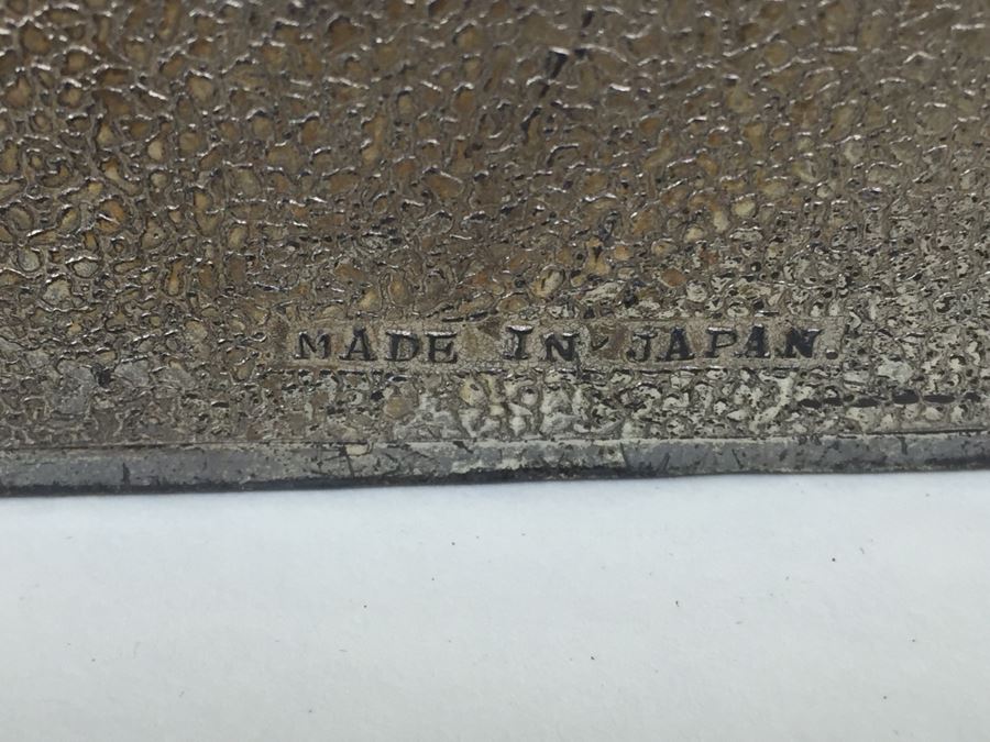 Japanese Metal Embossed Box With Dragon Serpent [Photo 4]