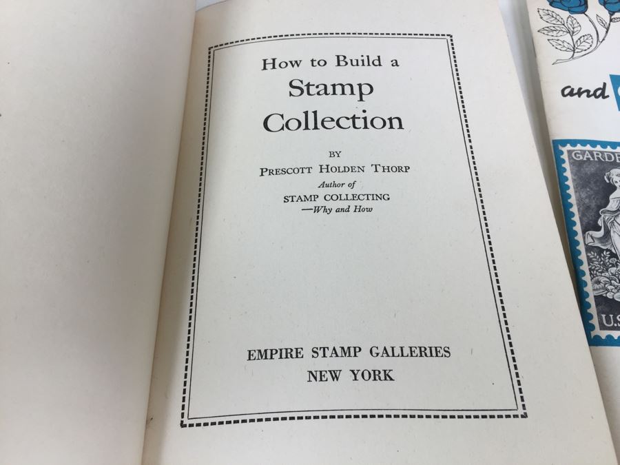 Huge Collection Of Vintage Stamp Collecting Books