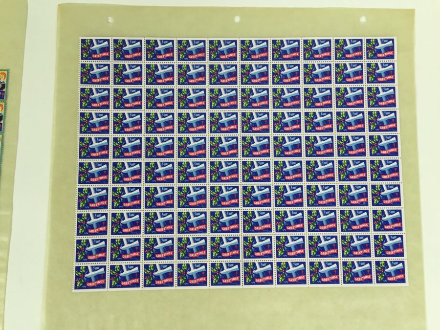 1940 & 1949 Christmas Seal Greetings Stamps + 1949 National Society For Crippled Children And Adults [Photo 5]