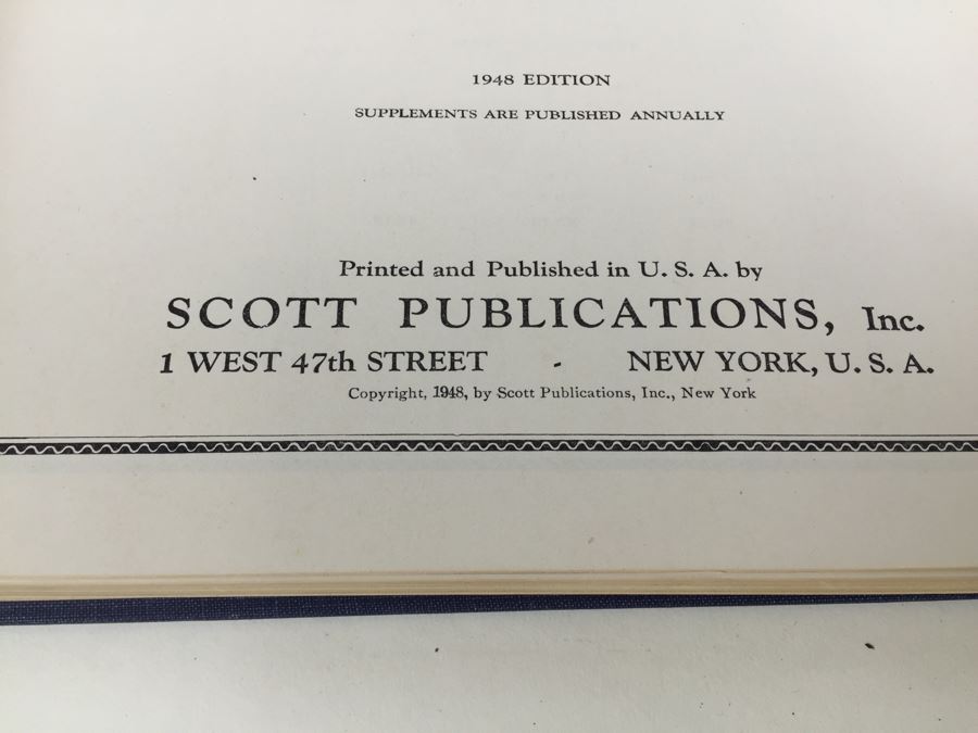 The American Album For United States Stamps 1948 Edition With Some Stamps Plus John F. Kennedy Memorial Stamp Album Without Stamps [Photo 2]