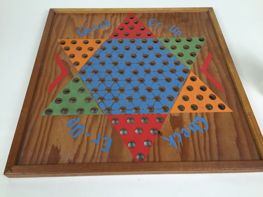 Vintage Wooden Check Er-Up Game Portland, Oregon [Photo 4]